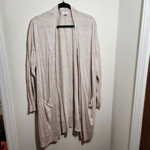 Old Navy - Long Cardigan with Pockets - Cream - XXL